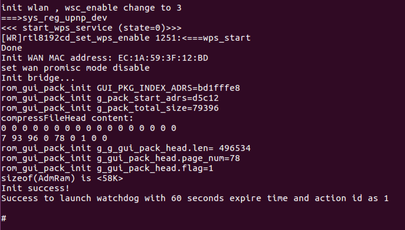 Accessing and dumping firmware through UART