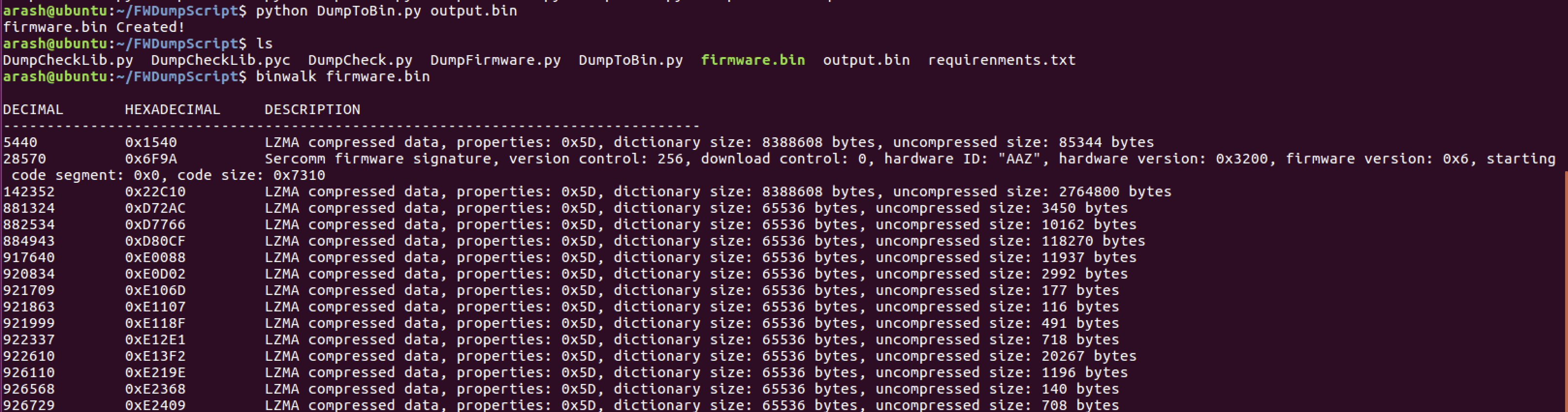 Accessing and dumping firmware through UART